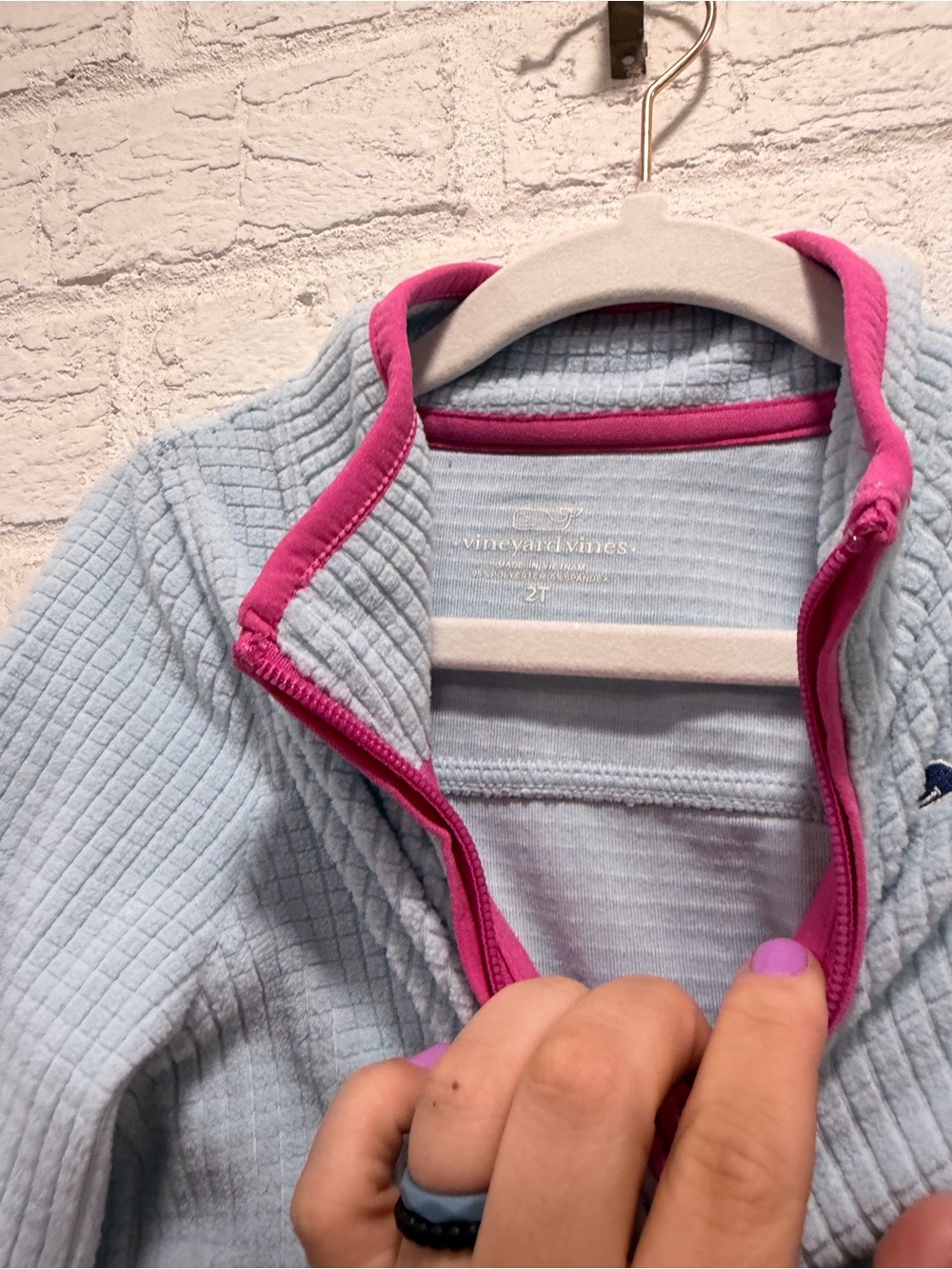 Girls Vineyard Vines Terry Pullover - Picture 2 of 2